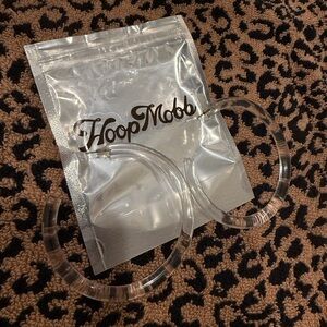 Clear Hoop Mobb Ghost Hoops
